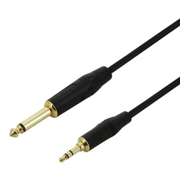 Stereo Mini 3.5mm to Mono 1/4" Jack - Stereo to Mono Cable