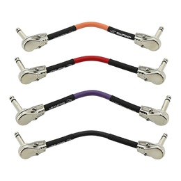 SWAMP Guitar Effect Pedal Patch Cable - Pancake Jack Connector - 20cm